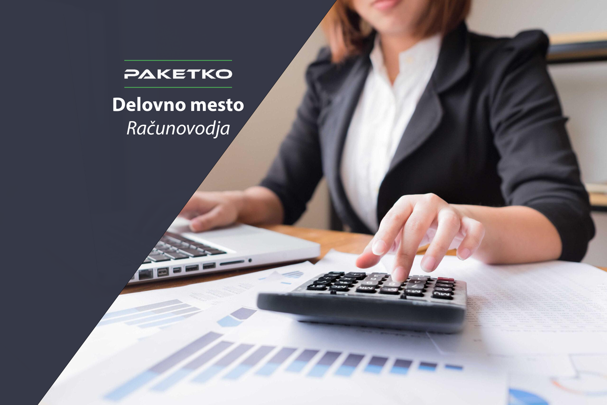 Delovno mesto: Računovodja Delovno mesto: Računovodja