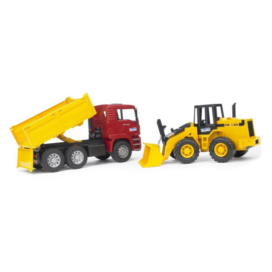 Bruder Tovornjak man + nakladač 41cm 2752 Bruder Tovornjak man + nakladač 41cm 2752