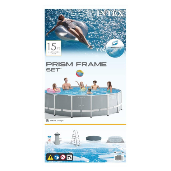 Intex 26726NP prism baz. 457 x 122cm z okv.