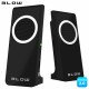 BLOW računalniški zvočniki MS-22, 2.0 Stereo, USB, črni BLOW računalniški zvočniki MS-22, 2.0 Stereo, USB, črni
