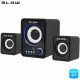 BLOW računalniški zvočniki MS-26, 2.1 Stereo, USB, microSD, LED osvetlitev, črni BLOW računalniški zvočniki MS-26, 2.1 Stereo, USB, microSD, LED osvetlitev, črni