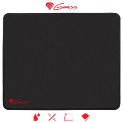 GENESIS Gaming podloga CARBON 500 M LOGO, vodoodporna, zaščiteni robovi, 300X250mm, črna GENESIS Gaming podloga CARBON 500 M LOGO, vodoodporna, zaščiteni robovi, 300X250mm, črna