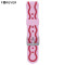 Pašček silikonski za pametne ure, primeren za FOREVER KW-300, roza (pink)