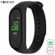 FOREVER pametna zapestnica FITBAND SB-50, Bluetooth 5.0, aplikacija, vodoodporna IP65, črna