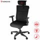 GENESIS ASTAT 700 gaming / pisarniški stol, ergonomski, tehnologija PureFlowPLUS™, konstrukcija ExoBase™, kolesa CareGlide™, nastavljiva višina / naklon, črn GENESIS ASTAT 700 gaming / pisarniški stol, ergonomski, tehnologija PureFlowPLUS™, konstrukcija ExoBase™, kolesa CareGlide™, nastavljiva višina / naklon, črn