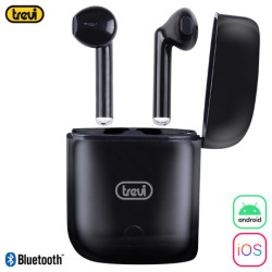 TREVI HMP 12E20 AIR mini Bluetooth 5.1 slušalke z mikrofonom, TWS, polnilna enota, touch kontrola, črne TREVI HMP 12E20 AIR mini Bluetooth 5.1 slušalke z mikrofonom, TWS, polnilna enota, touch kontrola, črne