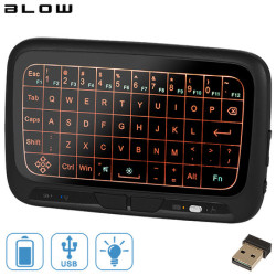 Brezžična mini QUERTY tipkovnica/daljinec TOUCH BLOW mini KS-4, WiFi 2.4GHz, vgrajena baterija, na dotik, do 10m Brezžična mini QUERTY tipkovnica/daljinec TOUCH BLOW mini KS-4, WiFi 2.4GHz, vgrajena baterija, na dotik, do 10m