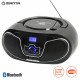 MANTA BBX007 Radio CD, MP3, USB, FM RADIO + Bluetooth 5.0 MANTA BBX007 Radio CD, MP3, USB, FM RADIO + Bluetooth 5.0