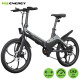 Električno kolo MS ENERGY i10, zložljivo, 20" pnevmatike, 250W motor, 6 prestav Shimano, do 50km, do 25km/h, 36V 7.8Ah baterija, črno siv