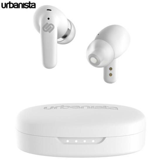 URBANISTA SEOUL brezžične slušalke, Bluetooth® 5.2, TWS, do 32 ur predvajanja, upravljanje na dotik, brezžično polnjenje, nizka zakasnitev, bele (Pearl White) URBANISTA SEOUL brezžične slušalke, Bluetooth® 5.2, TWS, do 32 ur predvajanja, upravljanje na dotik, brezžično polnjenje, nizka zakasnitev, bele (Pearl White)