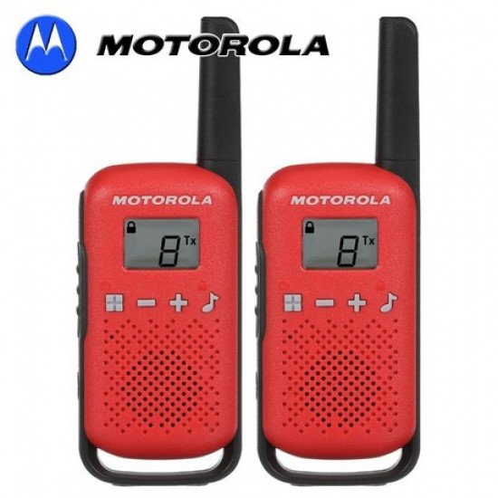 Motorola PMR radijska postaja TLKR, T42, rdeča Motorola PMR radijska postaja TLKR, T42, rdeča
