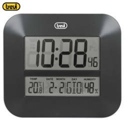 TREVI OM 3520 D digitalna ura, stenska / namizna, čas, datum, temperatura, vlažnost, črna TREVI OM 3520 D digitalna ura, stenska / namizna, čas, datum, temperatura, vlažnost, črna