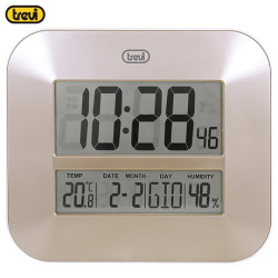 TREVI OM 3520 D digitalna ura, stenska / namizna, čas, datum, temperatura, vlažnost, bronasta TREVI OM 3520 D digitalna ura, stenska / namizna, čas, datum, temperatura, vlažnost, bronasta
