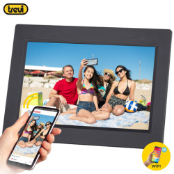 TREVI DPL2235 Digitalni foto okvir, 10.1'' zaslon na dotik, WiFi Smart, 8GB + reža za MicroSD, aplikacija Frameo, črne barve TREVI DPL2235 Digitalni foto okvir, 10.1'' zaslon na dotik, WiFi Smart, 8GB + reža za MicroSD, aplikacija Frameo, črne barve
