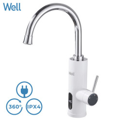 Električna grelna pipa WELL BILLABONG, 3000W, topla/vroča voda v 5 sekundah Električna grelna pipa WELL BILLABONG, 3000W, topla/vroča voda v 5 sekundah