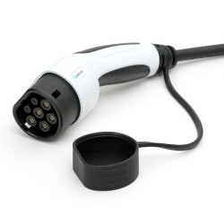 Platinet PEVC11KW5B prenosni EV polnilni kabel, 11kW, 5m, TYPE 2, za električna / hibridna vozila, torba, črno-bel