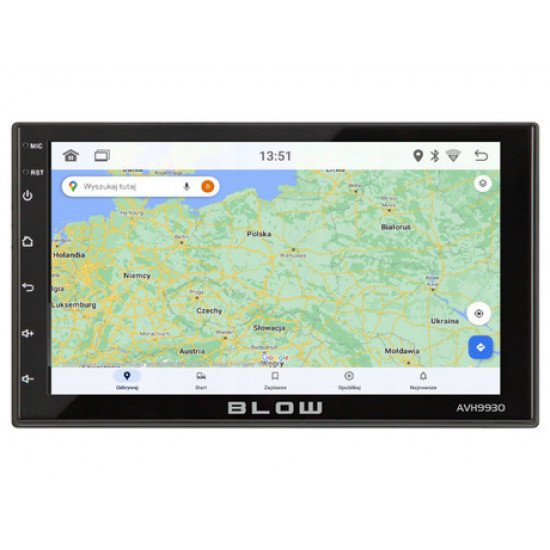 Avtoradio BLOW AVH9930, Android 11, 7-palčen zaslon na dotik, 2 DIN, 2GB RAM + 32GB ROM, FM Radio / Bluetooth / RDS / USB / AUX-in, GPS, Mirror LINK, črn Avtoradio BLOW AVH9930, Android 11, 7-palčen zaslon na dotik, 2 DIN, 2GB RAM + 32GB ROM, FM Radio / Bluetooth / RDS / USB / AUX-in, GPS, Mirror LINK, črn