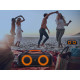 MANTA Boombox SPK216, Bluetooth 5.0, 40W RMS, TWS, polnilna baterija, RGB LED osvetlitev, IPX5 vodoodpornost, USB / AUX, Google Assistant & Siri, črn