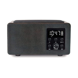 MANTA RDI910 WC radijski sprejemnik / ura / budilka, FM Radio, Bluetooth 5.0, polnilna baterija, Qi brezžični polnilec, microSD / AUX MANTA RDI910 WC radijski sprejemnik / ura / budilka, FM Radio, Bluetooth 5.0, polnilna baterija, Qi brezžični polnilec, microSD / AUX