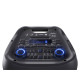 MANTA SPK5450 PHANTOM prenosni KARAOKE zvočnik, Bluetooth 5.0, 30.000W P.M.P.O., TWS, Equalizer, polnilna baterija, X-Bass, FM Radio, USB / microSD / AUX / MIC-in, črn