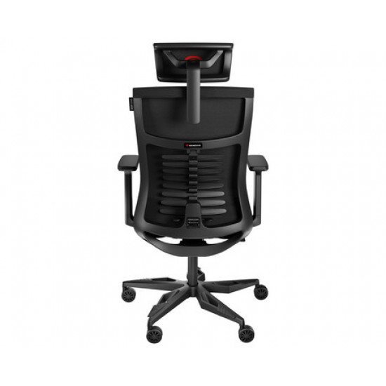 GENESIS ASTAT 700 gaming / pisarniški stol, ergonomski, tehnologija PureFlowPLUS™, konstrukcija ExoBase™, kolesa CareGlide™, nastavljiva višina / naklon, črn GENESIS ASTAT 700 gaming / pisarniški stol, ergonomski, tehnologija PureFlowPLUS™, konstrukcija ExoBase™, kolesa CareGlide™, nastavljiva višina / naklon, črn