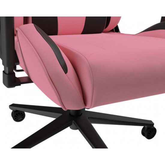 GENESIS NITRO 720 gaming stol, ergonomski, nastavljiva višina / naklon, 3D nasloni za roke, kolesa CareGlide™, roza črn GENESIS NITRO 720 gaming stol, ergonomski, nastavljiva višina / naklon, 3D nasloni za roke, kolesa CareGlide™, roza črn