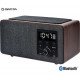MANTA RDI910 WC radijski sprejemnik / ura / budilka, FM Radio, Bluetooth 5.0, polnilna baterija, Qi brezžični polnilec, microSD / AUX MANTA RDI910 WC radijski sprejemnik / ura / budilka, FM Radio, Bluetooth 5.0, polnilna baterija, Qi brezžični polnilec, microSD / AUX