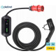 Platinet PPC32AT prenosni EV električni polnilec, 11kW, 5m, za električna / hibridna vozila, TYPE 2, SCHUKO adapter, LED zaslon, torba