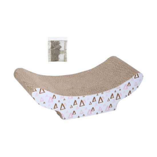 Pet Toys praskalnik za mačke, 3v1, ležišče, +mačja meta, 38x20x12cm Pet Toys praskalnik za mačke, 3v1, ležišče, +mačja meta, 38x20x12cm