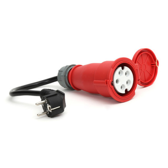 Platinet PEVA30 adapter za EV polnilni kabel, TYPE 2 - SCHUKO, 30cm, za električna / hibridna vozila