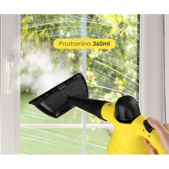 ALPINA parni čistilec, moč 1050W, odstrani do 99% bakterij, do 3,5 bar, več nastavkov ALPINA parni čistilec, moč 1050W, odstrani do 99% bakterij, do 3,5 bar, več nastavkov