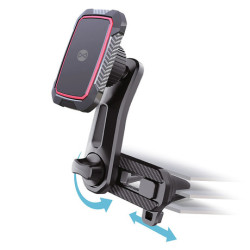 FOREVER MH-250 magnetni avto nosilec za telefon, vrtljiv 360°, 2 magneta, črn FOREVER MH-250 magnetni avto nosilec za telefon, vrtljiv 360°, 2 magneta, črn