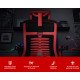 GENESIS ASTAT 700 gaming / pisarniški stol, ergonomski, tehnologija PureFlowPLUS™, konstrukcija ExoBase™, kolesa CareGlide™, nastavljiva višina / naklon, črn-rdeč GENESIS ASTAT 700 gaming / pisarniški stol, ergonomski, tehnologija PureFlowPLUS™, konstrukcija ExoBase™, kolesa CareGlide™, nastavljiva višina / naklon, črn-rdeč