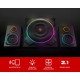 GENESIS HELIUM 800 BT računalniški zvočniki, STEREO 2.1, 60W RMS, RGB LED osvetlitev, Bluetooth 5.0, kontrolna plošča, daljinski upravljalnik, črni GENESIS HELIUM 800 BT računalniški zvočniki, STEREO 2.1, 60W RMS, RGB LED osvetlitev, Bluetooth 5.0, kontrolna plošča, daljinski upravljalnik, črni