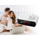 TREVI RC 827 Digital Radio alarm ura, FM Radio, Snooze, Sleep, bela TREVI RC 827 Digital Radio alarm ura, FM Radio, Snooze, Sleep, bela
