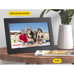 TREVI DPL2235 Digitalni foto okvir, 10.1'' zaslon na dotik, WiFi Smart, 8GB + reža za MicroSD, aplikacija Frameo, črne barve TREVI DPL2235 Digitalni foto okvir, 10.1'' zaslon na dotik, WiFi Smart, 8GB + reža za MicroSD, aplikacija Frameo, črne barve