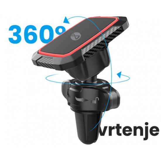 FOREVER MH-260 avtomobilski nosilec za telefon, magnetni, 360° vrtljiv, 2 magneta, črn FOREVER MH-260 avtomobilski nosilec za telefon, magnetni, 360° vrtljiv, 2 magneta, črn
