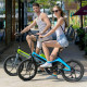 Električno kolo MS ENERGY i10, zložljivo, 20" pnevmatike, 250W motor, 6 prestav Shimano, do 50km, do 25km/h, 36V 7.8Ah baterija, črno zelen
