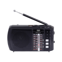 TREVI RA 7F20 Prenosni Radio FM/AW/SW, Bluetooth, MP3, USB/MicroSD, polnilna baterija, črn TREVI RA 7F20 Prenosni Radio FM/AW/SW, Bluetooth, MP3, USB/MicroSD, polnilna baterija, črn