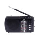 TREVI RA 7F20 Prenosni Radio FM/AW/SW, Bluetooth, MP3, USB/MicroSD, polnilna baterija, črn