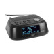 TREVI RC 80D4 Radio alarm ura + DAB/DAB+/FM Radio, USB polnilec, črna