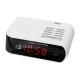 TREVI RC 827 Digital Radio alarm ura, FM Radio, Snooze, Sleep, bela TREVI RC 827 Digital Radio alarm ura, FM Radio, Snooze, Sleep, bela