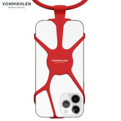 Vonmählen INFINITY® univerzalni pas za telefon, silikonski, združljiv z vsemi telefoni, rdeč Vonmählen INFINITY® univerzalni pas za telefon, silikonski, združljiv z vsemi telefoni, rdeč