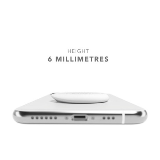 Vonmählen BACKFLIP® univerzalno magnetno držalo / stojalo za telefon, silikonsko, združljivo z vsemi telefoni, priložen magnetni nosilec, belo Vonmählen BACKFLIP® univerzalno magnetno držalo / stojalo za telefon, silikonsko, združljivo z vsemi telefoni, priložen magnetni nosilec, belo