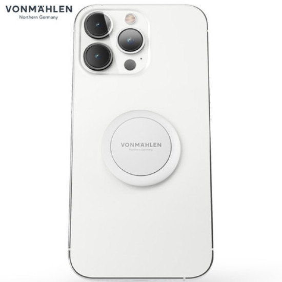 Vonmählen BACKFLIP® univerzalno magnetno držalo / stojalo za telefon, silikonsko, združljivo z vsemi telefoni, priložen magnetni nosilec, belo Vonmählen BACKFLIP® univerzalno magnetno držalo / stojalo za telefon, silikonsko, združljivo z vsemi telefoni, priložen magnetni nosilec, belo