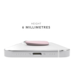 Vonmählen BACKFLIP® univerzalno magnetno držalo / stojalo za telefon, silikonsko, združljivo z vsemi telefoni, priložen magnetni nosilec, roza