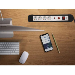 Prenapetostna zaščita EXTS-4S5M-WL, 4x vtičnica 220/250V, 16A, 3500W, 5m Prenapetostna zaščita EXTS-4S5M-WL, 4x vtičnica 220/250V, 16A, 3500W, 5m