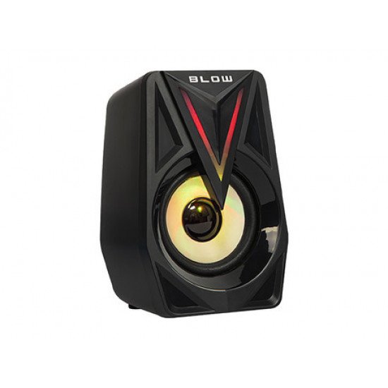 BLOW računalniški in gaming zvočniki BALANCE, 2.0 Stereo, USB, RGB LED osvetlitev, 2x4W, črni BLOW računalniški in gaming zvočniki BALANCE, 2.0 Stereo, USB, RGB LED osvetlitev, 2x4W, črni
