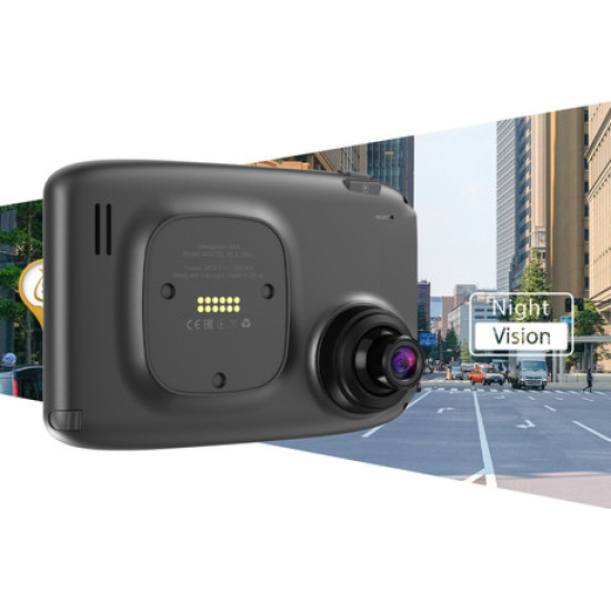 Avto kamera in navigacija NAVITEL RE 5 DUAL, 2v1, Full HD 1080p, GPS, Night Vision, 360° vrtljiv objektiv, microSD do 32GB, G-senzor, siva Avto kamera in navigacija NAVITEL RE 5 DUAL, 2v1, Full HD 1080p, GPS, Night Vision, 360° vrtljiv objektiv, microSD do 32GB, G-senzor, siva
