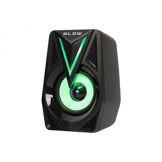 BLOW računalniški in gaming zvočniki BALANCE, 2.0 Stereo, USB, RGB LED osvetlitev, 2x4W, črni BLOW računalniški in gaming zvočniki BALANCE, 2.0 Stereo, USB, RGB LED osvetlitev, 2x4W, črni